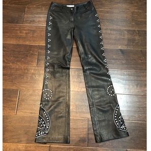 Christian Dior leather pants by John Galliano